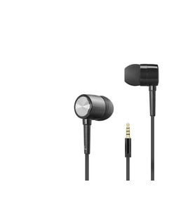 Kablolu Kulak İçi Mikrofonlu Kulaklık 3.5 Mm Pc Telefon Uyumlu Siyah DHH1111BK
