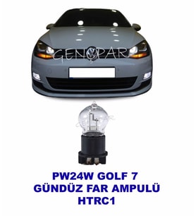 PW24W GOLF 7 GÜNDÜZ FAR AMPULÜ