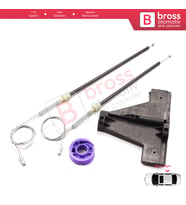 Audi A3 MK2 8P 8PA 8P1 2003-2013 4/5 Kapı 8P4839462 İçin Arka Sağ Cam Kriko Tamir Seti