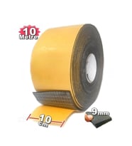 Araç Oto Ses Isı Yalıtım 10cm x 10mt 9mm Yapışkanlı Kauçuk Izolasyon Malzemesi Yalıtım Bandı (Çok Renkli)