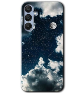 Galaxy A25 Kılıf HD Desen Baskılı Kılıf - Gece Gökyüzü