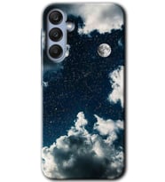 Galaxy A25 Kılıf HD Desen Baskılı Kılıf - Gece Gökyüzü