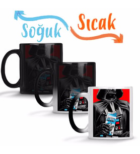 Darth Leite Sihirli Kupa Bardak Porselen