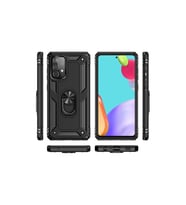 Samsung Galaxy A33 5g Kılıf Sofya Yüzüklü Silikon Kapak - Siyah