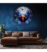 Kartal Cam Saat - 60 cm