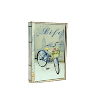 Kutu Kitap Aynalı Bisiklet Dekoratif Hediyelik