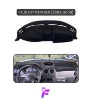 PEUGEOT PARTNER (2002-2008) Uyumlu Torpido Örtüsü Çatlama ve Isıya Karşı Tam Koruma A6