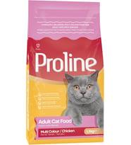 Proline Renkli Taneli Tavuklu Yetişkin Kedi Maması 1.2 KG