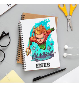Aquaman Marvel Defteri Kişiye Özel