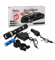 Zoomlu Şarjlı El Feneri En Uygun Fiyata  Wt-038