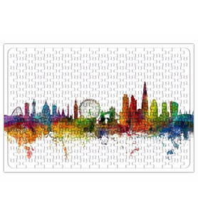 London England Skyline Puzzle 240 Parça Yapboz