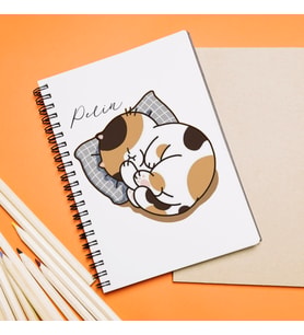 Kedi Tasarımlı Defter Kişiye Özel