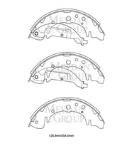 KIA CARNIVAL- 04/06; ARKA FREN PABUCU (126,9X54,5) (DAIWA) 1532-S789 705-6360