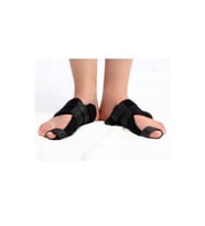 Halluks Valgus Gece Ateli Medikal Ayak Başparmak Kemiği Çıkıntısı Bunyonu Düzeltici (Siyah)