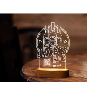 BK Gift Restoran & Cafe & Barlara Özel Led Lamba QR Kod Menü, Işıklı QR Menü, QR Kodlu Masa Dekoru, Işıklı Pleksi Biblo-22