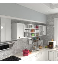 Kenzlife hazır mutfak dolabı kavun60 byz mod1 60*240*32 mebran kapak suntalam gövde