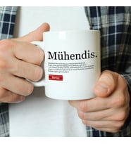 Mühendis Nedir Hediye Kupa Bardak