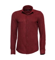 Desensiz Slim Fit Bordo Erkek Oduncu Gömlek - Wessi