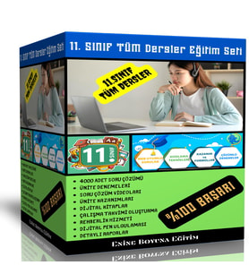 11. Sınıf Tüm Dersler Dijital Eğitim Seti