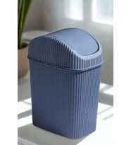 Mini Kapaklı Banyo ve Mutfak Tezgah Üstü Çöp Kovası 2,5 Lt