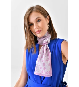 Fular Bursa İpeği Ebat 32x132 cm  ST00739 PUDRA