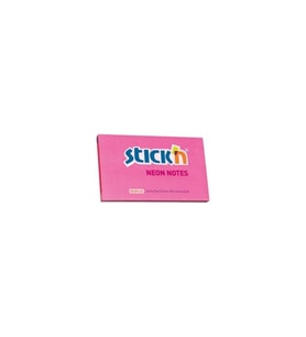 Gıpta Hopax Stickn 100 Yaprak Yapışkanlı Not Kağıdı 76 x 127 mm Neon Pembe