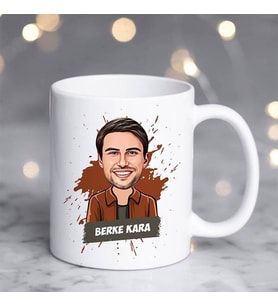 Kişiye Özel Erkeklere Özel Karikatürlü Tasarım Kupa Bardak