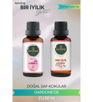 Gül + Kiraz Çiçeği ( Oda Kokusu Aroma Terapi Buhurdanlık / Difüzör Yağı ) Set 2 Adet x 30 ML