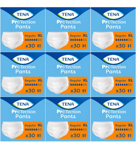Tena ProTection Pants Regular Emici Külot Yetişkin Bezi XL - Ekstra Büyük - Extra Large 270 Adet
