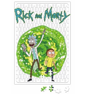 Rick And Morty TV Series Puzzle 240 Parça Yapboz
