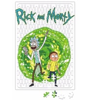 Rick And Morty TV Series Puzzle 240 Parça Yapboz
