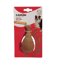 Camon Tavuk Butu Şeklinde Dayanıklı Bambu Köpek Diş Kaşıma Oyuncağı 11 cm