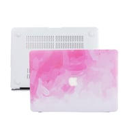 MacBook Pro Retina Kılıf 13inc HardCase A1425 A1502 2012/2015 Kılıf Paint02 (Pembe)