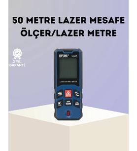 Lazer Metre 50 Mt Hassas Ve Hızlı Ölçüm Özellikli