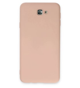 Durukar® Samsung Galaxy J7 Prime Kılıf Nano içi Kadife Silikon - Pudra