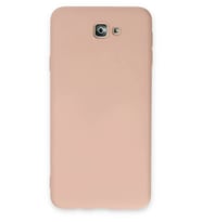 Durukar® Samsung Galaxy J7 Prime Kılıf Nano içi Kadife Silikon - Pudra