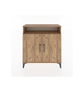 Arges Şifonyer 3 Raflı 2 Kapaklı 88x30x96 Çam-Çam