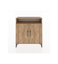 Arges Şifonyer 3 Raflı 2 Kapaklı 88x30x96 Çam-Çam