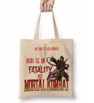 Mortal Kombat (2) Bez Çanta Uzun Saplı
