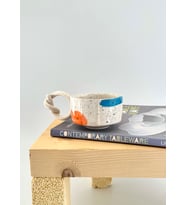 bao bodrum "Blunt Mug No:BK1" Özel Tasarım El yapımı Seramik Kupa (Tekli)