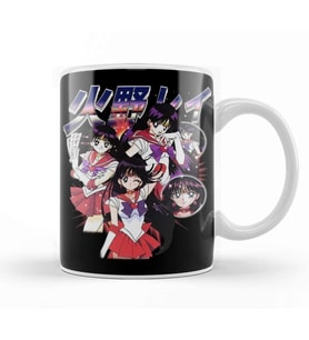 Sailor Moon Mars Kupa Bardak Porselen