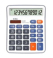 CSL CS-3806 12 Hane Masa Tipi Hesap Makinesi