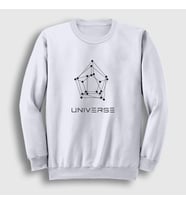 Presmono Unisex Beyaz Universe K-Pop Pentagon Sweatshirt 414531tt (Beyaz)