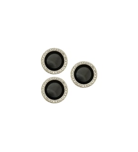 Apple iPhone 15 Pro Uyumlu Zore CL-06 Kamera Lens Koruyucu (Koyu Gri)
