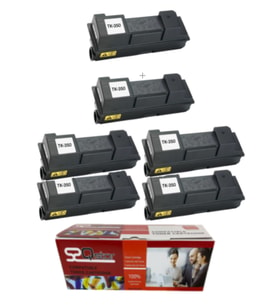 Kyocera TK350 5 + 1 Ekonomik Paket Garantili Uyumlu Drum Ünitesi Fs3040 3140 3540 3640 Muadil Toner