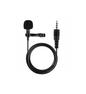 3.5mm Jak 1.5 Metre Double Mikrofon - Siyah