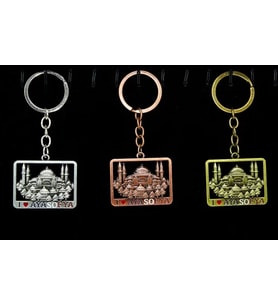 Metal Ayasofya Anahtarlık Alk2200