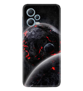 Xiaomi Redmi Note 12 4g Kılıf Resimli Desenli Silikon Platinium Series Dark World 1867