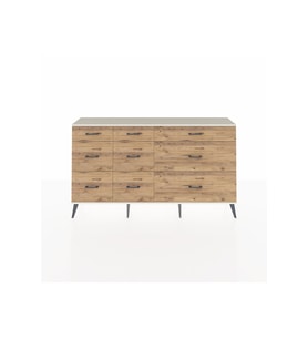 Arges Konsol 9 Çekmeceli  176x30x99 Çam-Aytaşı/Çam
