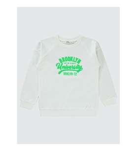 Civil Boys Erkek Çocuk Sweatshirt 6-9 Yaş Saks (Ekru)